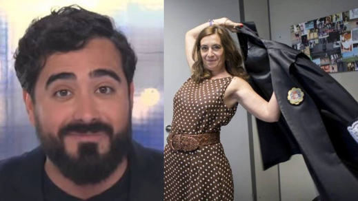 Alvise Pérez, eurodiputado y Susana Gisbert, fiscal