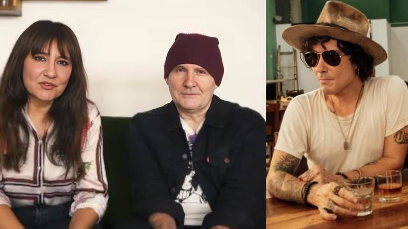 Eva Amaral, Juan Aguirre y Enrique Bunbury, músicos españoles