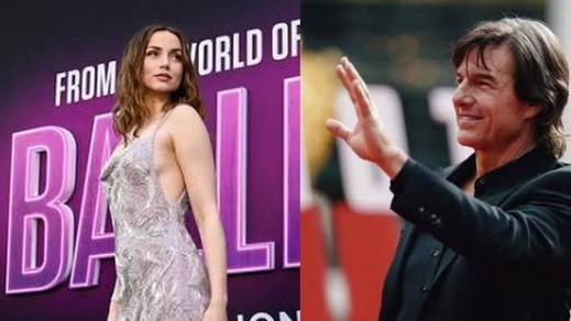 Ana de Armas y Tom Cruise, actores estadounidenses