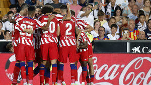 El Atleti se lleva un duro duelo en Mestalla ante el Valencia (0-1)