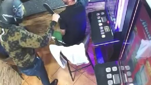 Atracador con machete