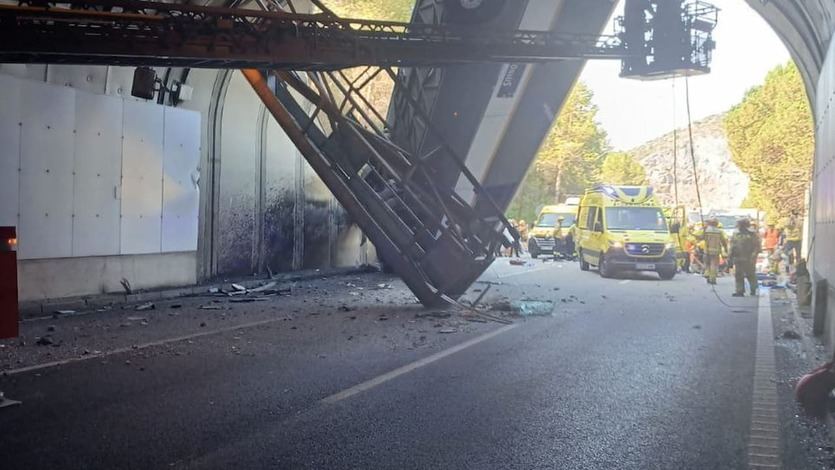 Accidente de autobús en Barcelona