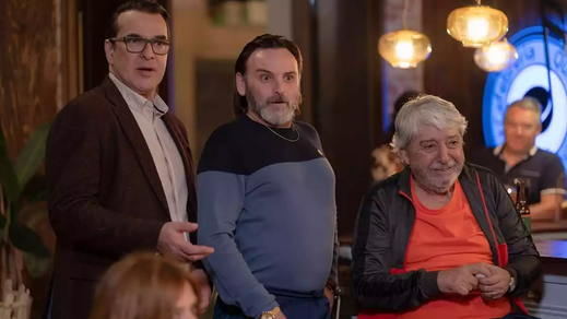 Ricardo Arroyo junto a Fernando Tejero y Luis Merlo