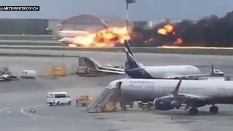 Al menos 41 muertos en el accidente del avión de Moscú