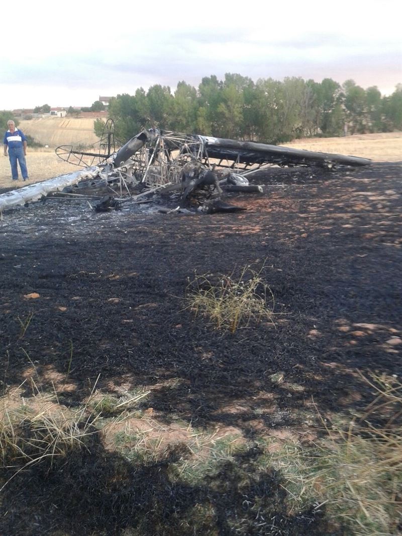 Un incendio provoca el aterrizaje forzoso de una aeronave