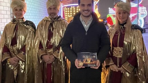 El alcalde, Alejandro Navarro, presentando la Cabalgata de Reyes de Torrejón de Ardoz