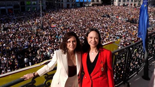 Isabel Díaz Ayuso junto a María Corina Machado