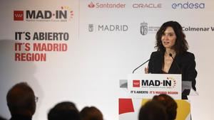 Ayuso anuncia que la economía madrileña crece un 2,9%, por encima de la media nacional