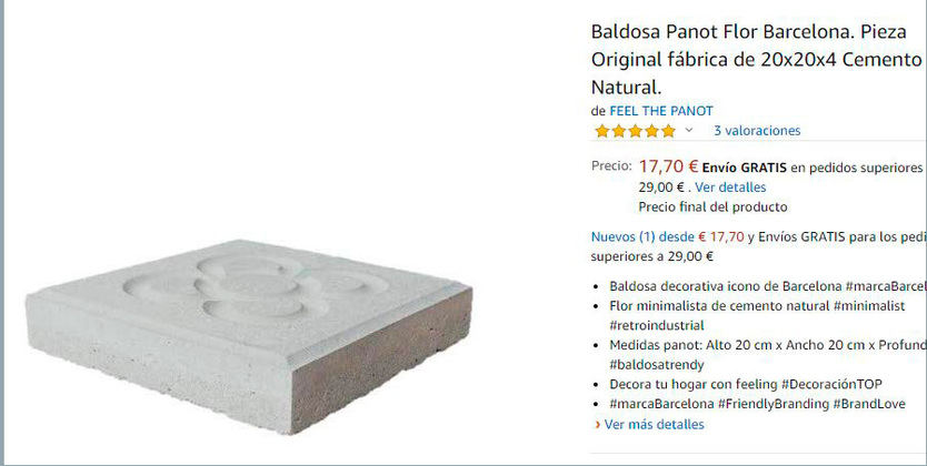 Baldosa en Amazon