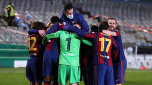 El Barça se mete en la final de la Supercopa gracias a los paradones de Ter Stegen (1-1, 2-3)