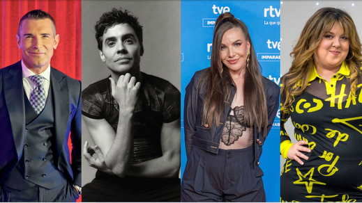 Jesús Vázquez, Javier Ambrossi, Inés Hernand y Lalachús