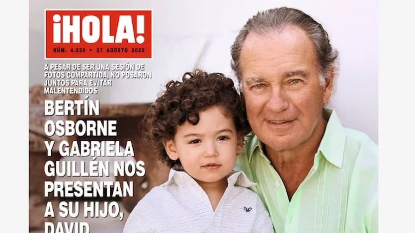 Portada de Bertín junto a su hijo
