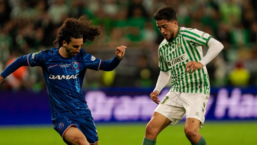El Betis, en el partido contra el Chelsea