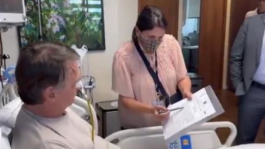 Jair Bolsonaro ingresado en el Hospital