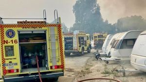 El incendio de Tarifa sigue sin estar controlado y en Galicia preocupan otros 2