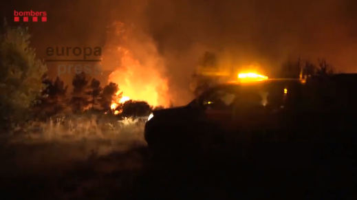 El incendio en Ribera d'Ebre podría llegar a las 20.000 hectáreas