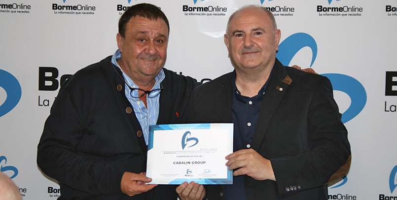 Caralin Group es reconocida por su labor en compromiso social en los 1º Premios Empresariales BormeOnline