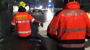 La borrasca 'Emilia' seguirá azotando hoy lunes a parte del país: avisos amarillos y naranjas activos