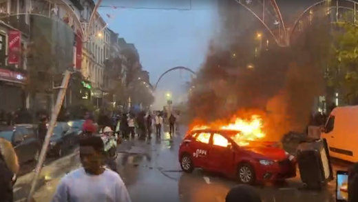 Actos vandálicos en Bruselas