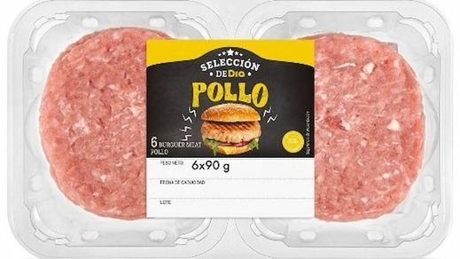 La burguer meat de pollo de Selección Día