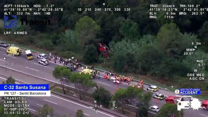 Imágenes del accidente