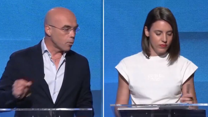 Jorge Buxadé e Irene Montero