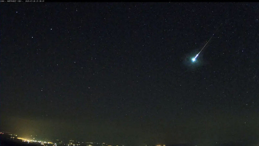 Una Alfa-Capricórnida captada por el Observatorio Astronómico de Calar Alto