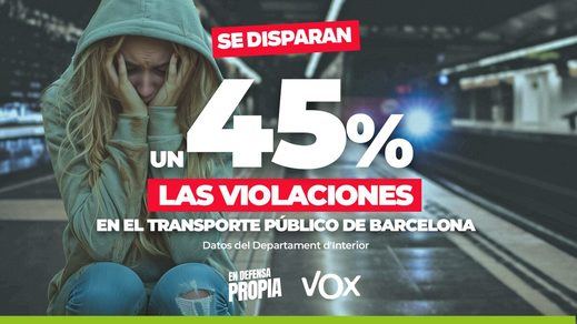 La campaña de Vox para Metro de Barcelona
