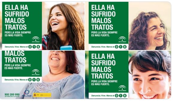 Campaña contra los malos tratos de la Junta de Andalucía