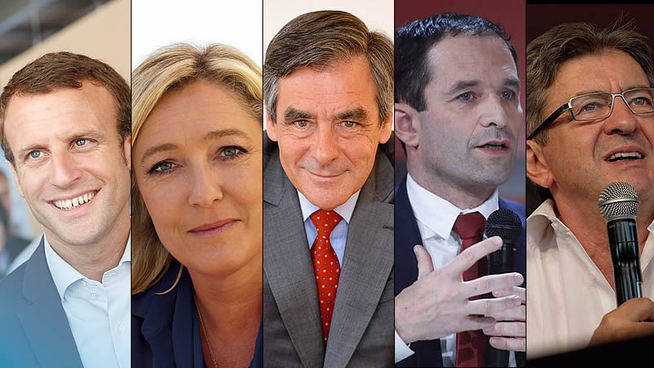Elecciones presidenciales de Francia 2017: así son los 5 principales candidatos