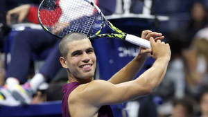 Carlos Alcaraz sorprende en el US Open con el pelo rapado