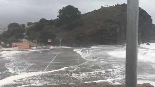 Temporal de lluvia, viento y nieve en Cataluña