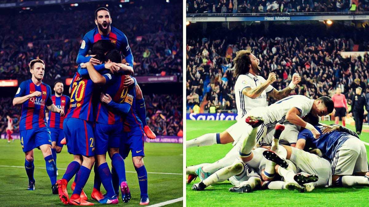 El destino diferente de Madrid y Barça en la Champions