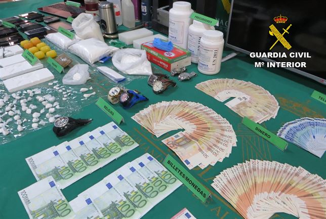 Desmantelado un laboratorio de cocaína en Albacete: hay 15 detenidos