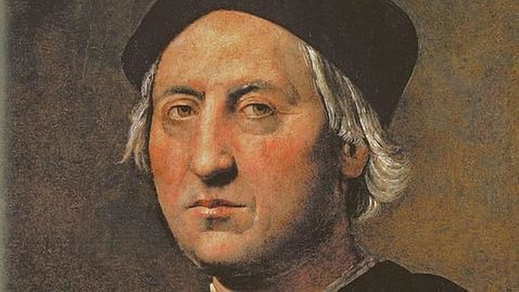 Retrato de Cristóbal Colón por Ridolfo Ghirlandaio