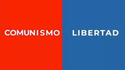 El cartel de 'Comunismo o Libertad' del PP, troleado en redes sociales: Fuerza Nueva, Barça, NBA, Pepsi...