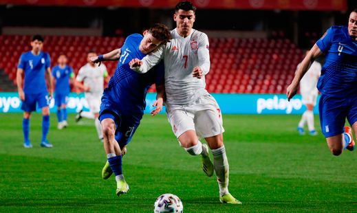 Empate muy intranquilizador y con malas sensaciones de España ante Grecia (1-1)