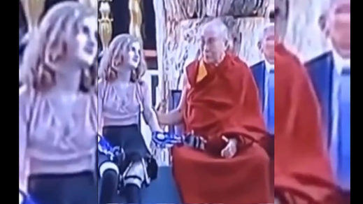 Vídeo del Dalái Lama con una niña discapacitada