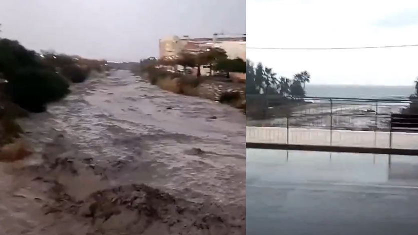 Las lluvias en Almería
