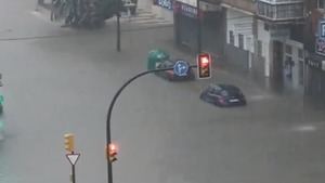 La DANA inunda ya varias zonas de Málaga pero con toda la población en alerta
