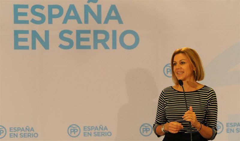 Cospedal dice que Rajoy es 'el presidente que necesita España'