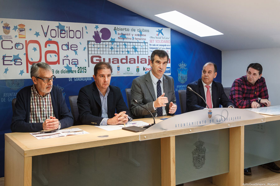Guadalajara acogerá la III Copa de España de Voleibol, en la que participarán 182 equipos