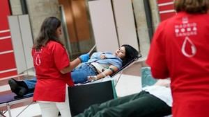 Maratón de donación de sangre y plasma en la Real Casa de Correos de Madrid