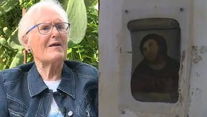 Muere Cecilia Giménez, la famosa restauradora del Ecce Homo de Borja, a los 94 años