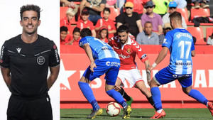 Eder Mallo, el árbitro denunciado por el Nàstic de Tarragona por "corrupción en el deporte"
