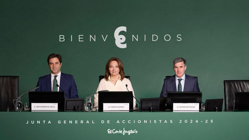 El Consejo de Administración de El Corte Inglés durante la Junta General de Accionistas