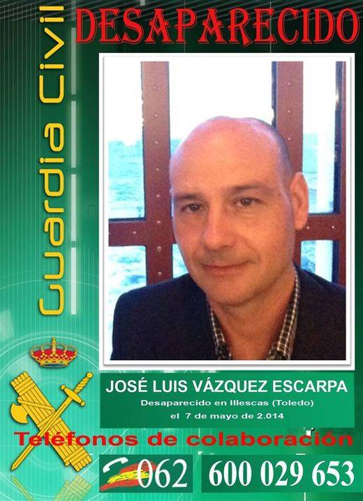 La Guardia Civil pide colaboración tras la desaparición de un empresario en Illescas (Toledo)