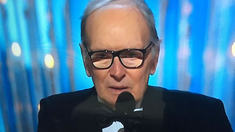 Ennio Morricone, a sus 87 años, consigue por fin un Oscar por una banda sonora