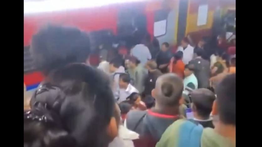 Estampida mortal en Nueva Delhi