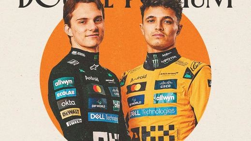 Oscar Piastri y Lando Norris
